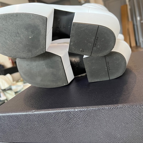 Prada Platform Mid-Calf Boots 37 1/2 - Picture 4 of 4